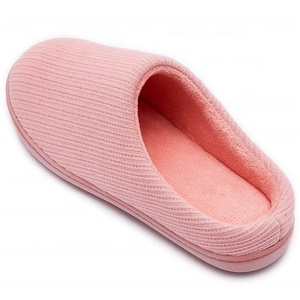 <span class=keywords><strong>Zapatillas</strong></span> de <span class=keywords><strong>casa</strong></span> de algodón de felpa, cómodas, tejidas con Cable, para <span class=keywords><strong>mujer</strong></span> - Product Image 4