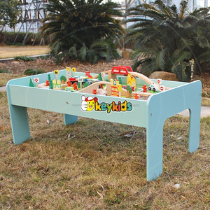 Los cabritos de madera educativos al por mayor del juguete diy entrenan a la tabla para la diversión W04C071 - Product Image 6