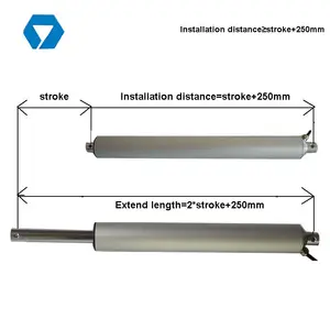 कार बूट सलामी बल्लेबाज खिड़की तेजी से ट्यूबलर बिजली रैखिक actuator 12 v दरवाजा गेट सलामी बल्लेबाज