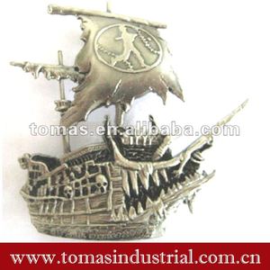 De metal de moda abstracta yates veleros insignia colección de arte - Product Image 1