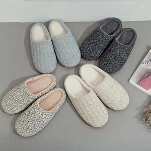 Pantofola da uomo in tessuto <span class=keywords><strong>a</strong></span> <span class=keywords><strong>maglia</strong></span> per casa inverno autunno in pile calda per interni da donna - Product Image 5