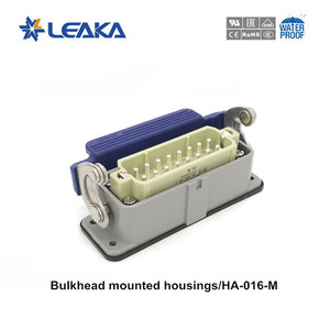 Connettore HDC HE-016 Personalizzato <span class=keywords><strong>a</strong></span> <span class=keywords><strong>16</strong></span> Pin: Adattatore per Linea di Alimentazione Resistente con Ingresso Superiore, Coperchio e Alloggiamento per Progetti di Macchinari Industriali - Product Image 6