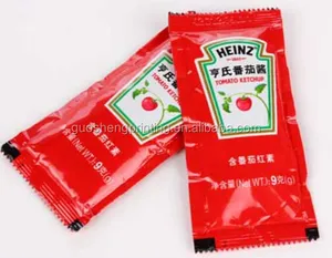 Colorful Printing Food Grade PET / AL / PE Tomato Ketchup Packaging Bag Bags For Packaging