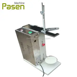 Pneumatic mushroom bags sealing machine for plastic bags with aluminum clips