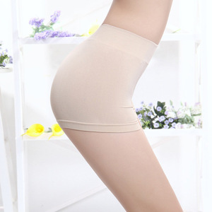 Boyshorts senza cuciture da donna all'ingrosso <span class=keywords><strong>buona</strong></span> elasticità mutande per rinforzare i fianchi modello solido stile quotidiano taglia unica - Product Image 3