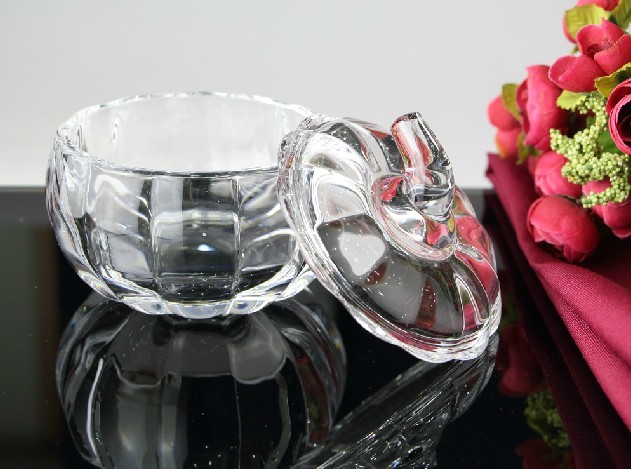 pumpkin shaped candy jar,glass cookie jars,glass storage container with lids.