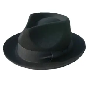 Индиана Джонс, фетровая шляпка шерстяная карамель 100% шерстяной фетр мужская шляпа