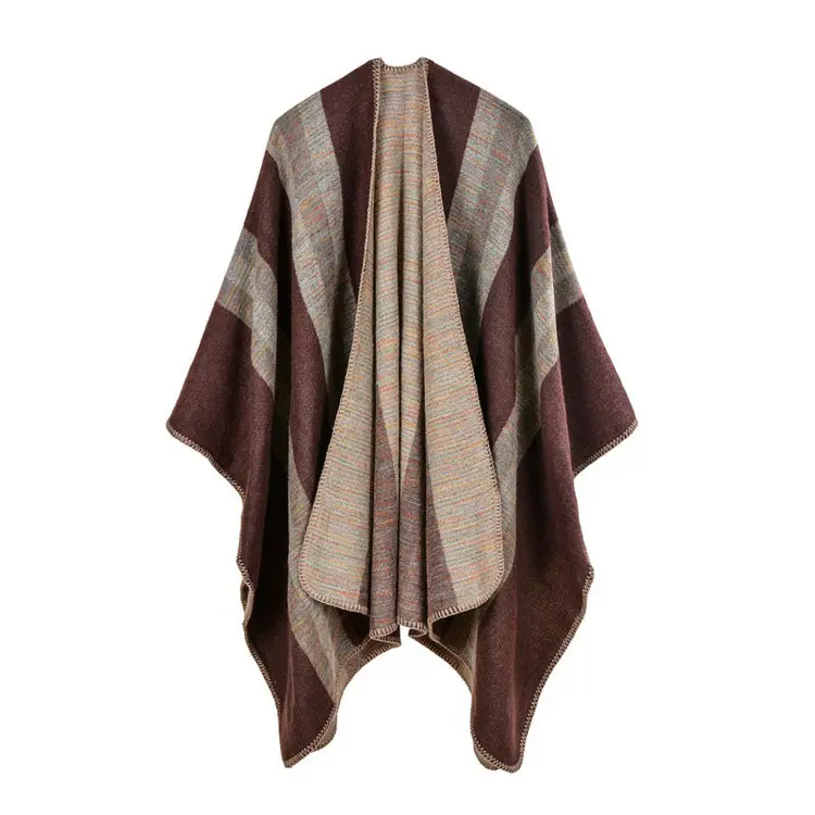 Khăn Quàng Cổ Mùa Đông Mới Cho Phụ Nữ Thương Hiệu Sang Trọng Pashmina Cashmere Poncho Chăn Khăn Quấn Khăn Len Khăn Quàng Cổ Phụ Nữ Bandana Hồi Giáo Hijab Khăn Choàng