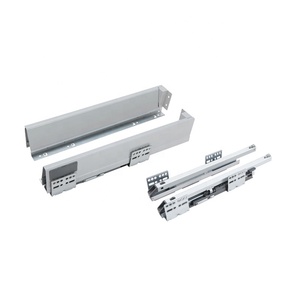 Automatic Drawer Slides DSBA Kitchen Cabinet Soft Close Automatic Push To Open Drawer Slides Tandem Box