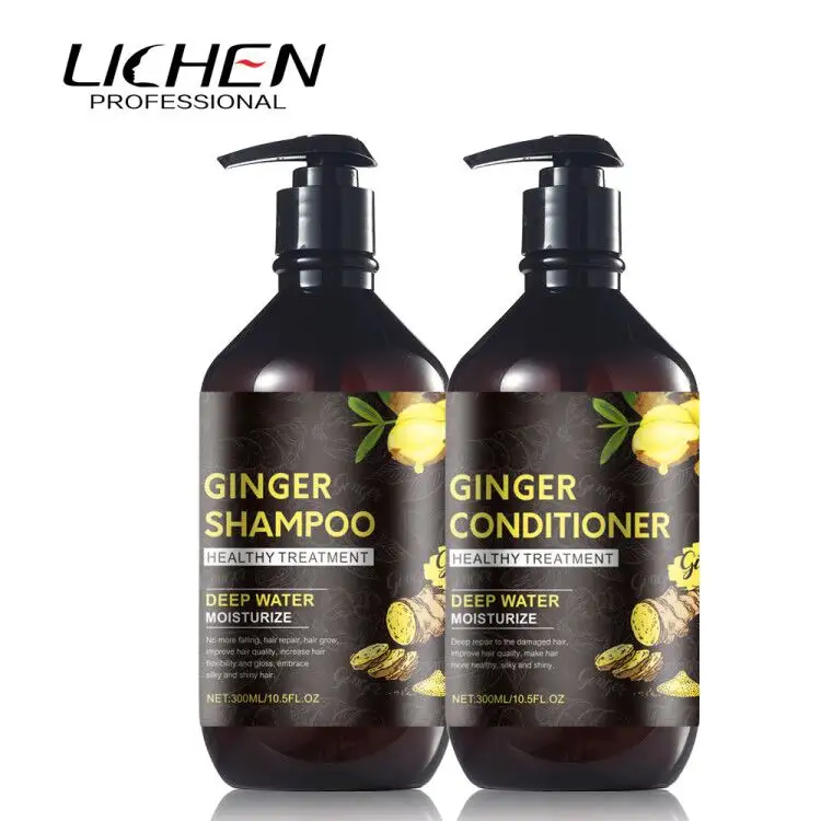 Ginger Ginseng Extracts Hair Treatment Anti Hair Loss Shampoo for Thin Hair