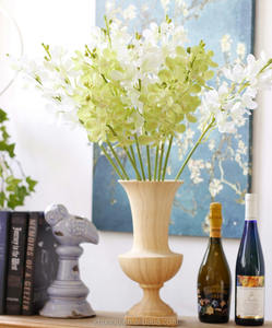 Zero fiori di orchidea <span class=keywords><strong>vanda</strong></span> di seta artificiale di tocco reale all'ingrosso di buona qualità per la decorazione domestica - Product Image 3