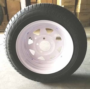 Pneus de remorque avant ajustés, avec jante de roue pour ST205/70314 ST205/75R54,ST215/75314, ST235/80416 - Product Image 4