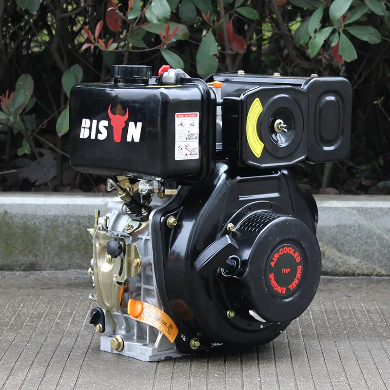 बाइसन (चीन) पोर्टेबल डीजल इंजन 170F 5HP मूक डीजल इंजन मोटर