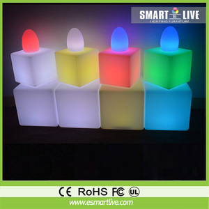 Cambio de Color de <span class=keywords><strong>la</strong></span> venta caliente colorido muebles <span class=keywords><strong>bar</strong></span> asientos batería de litio led cube taburete de <span class=keywords><strong>la</strong></span> barra - Product Image 3