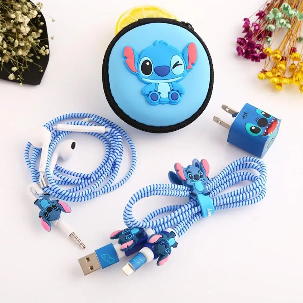 Popular cartoon USB Charger Phone Cable Saver Protector For iPhone 4/5/6/7Plus