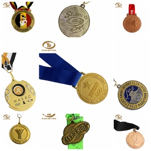 Personalizzato promozionale argento smaltato atleta sport medaglia - Product Image 5