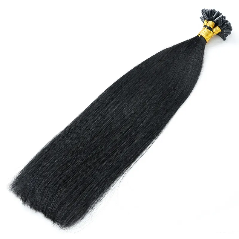 Extensions de cheveux 100% vierges indiens — ali queen, cheveux Remy, pointes de cheveux humains, kératine italienne, en argent sterling, vente en gros