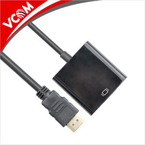 Échantillon gratuit De Haute Qualité 1.4 V <span class=keywords><strong>HDMI</strong></span> à VGA Convertisseur <span class=keywords><strong>Adaptateur</strong></span> DP Câble 1080 P pour <span class=keywords><strong>MAC</strong></span> PC DVD HDTV - Product Image 1