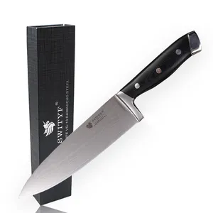 Coltello da cuoco giapponese in acciaio al carbonio 10 CR 15 damasco coltello da cuoco damasco coltello vg10 Chef
