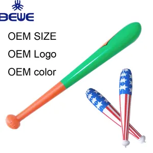 Gute günstige preis individuelles logo OEM gedruckt OEM logo ausgestattet größe niedrigen MOQ PVC baseball bat aufblasbare baseball bat für förderung