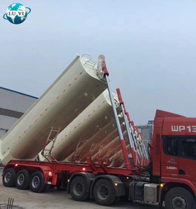 3 as 60 ton 80ton vrachtwagen met hydraul cilinder <span class=keywords><strong>tandem</strong></span> kipper oplegger - Product Image 6