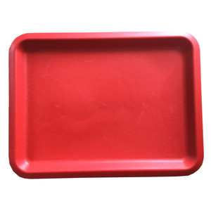 Top nouveau design noir en <span class=keywords><strong>plastique</strong></span> burger gâteau plateau alimentaire plateaux de service de restauration rapide - Product Image 2