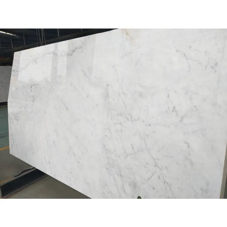 Lastra di marmo Bianco Carrara italia di alta qualità per spessore 10-30mm marmo Bianco Carrara marmo Carrara prezzo