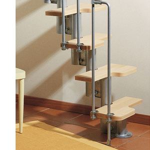 Intérieur bois échelle conception préfabriquée en métal escaliers résidentiel utilisé escalier en métal - Product Image 6