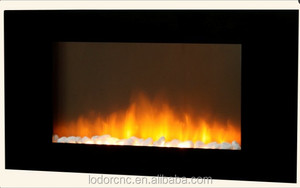 Calentador de chimenea eléctrico de montaje en pared pequeño de 33 pulgadas duradero 800x140x450mm para hoteles y uso doméstico en inglés - Product Image 3