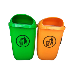 Poubelle en plastique empilable innovatrice qui respecte l'environnement 50L jumelles de déchets pour bio médical - Product Image 5