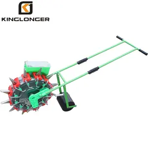 KLG-12L Tangan Push Manual Kacang Tanah Mekanik Seeder Rotary Drum Seeder