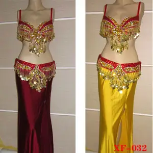 Groothandel Populaire Buikdansen Kleding Stage Sexy Kostuums (XF-032)