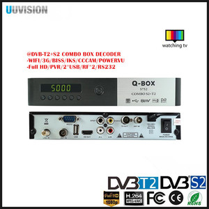 Uuvision OEM Digital 4K Full HD <strong>WiFi</strong> Android Satellite <strong>Receiver</strong> DVB-T2 S2 C Combo Support Smart Digital Set Top Box - Product Image 6
