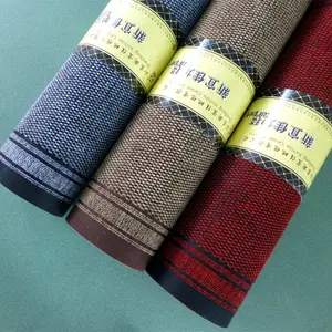 Tapis jacquard Double couleur d'ananas, accessoire pour tapis de ligne avec support en PVC
