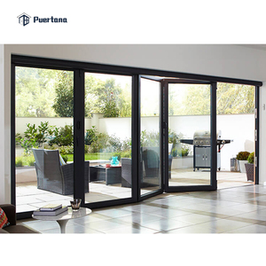 Miami Dade Chấp Thuận Tốt Nhất Âm Thanh Bằng Chứng Lớn Gấp Cửa Kính Dp50 Hệ Thống - Product Image 6