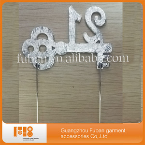 Décoration <span class=keywords><strong>de</strong></span> gâteau en forme <span class=keywords><strong>de</strong></span> <span class=keywords><strong>diamant</strong></span> numéro 21 pour anniversaire, mariage ou fête - Product Image 5