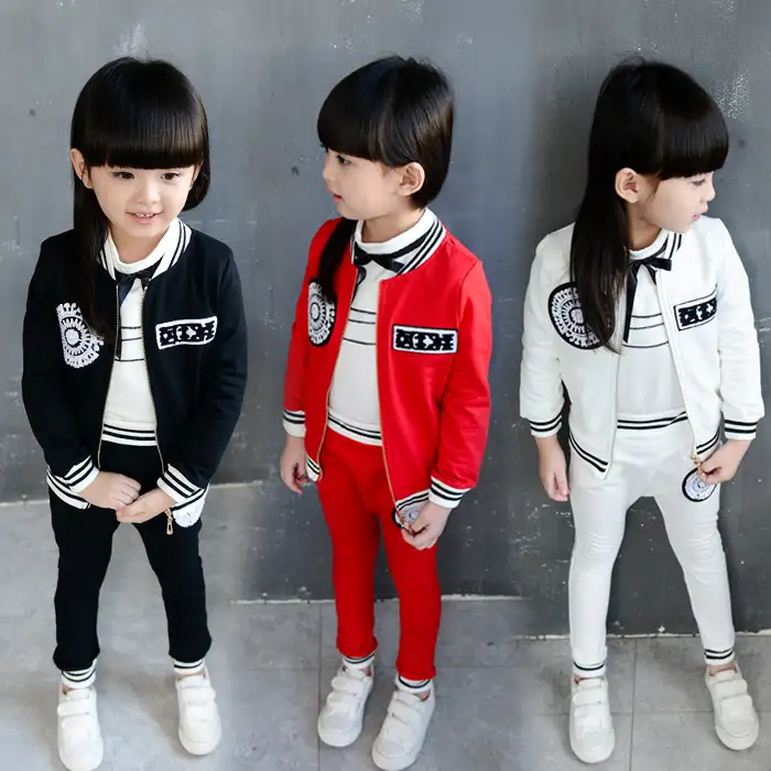Set Pakaian Anak Perempuan Harga Pabrik Pakaian Olahraga Desain Baju Pakaian Olahraga Online