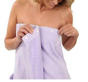 Terry <strong>Towelling</strong> Womens Bathroom <strong>Dressing</strong> <strong>Ladies</strong> Wrap <strong>Gown</strong> - Product Image 6