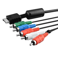 1.8m RCA AV Audio vidéo composant Composite câble pour PS1 PS2 PS3