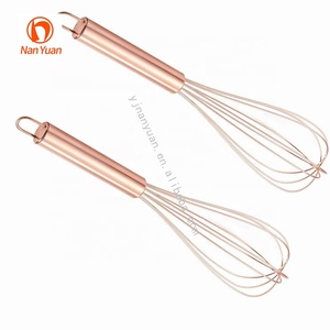 Nan Nhân Dân tệ 8 10 12 inch công cụ Trứng Pha trộn hỗn hợp nhà hàng nhà hàng hướng dẫn sử dụng dây Whisk - Product Image 2