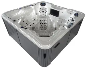 2024 Deluxe Home bồn tắm nước nóng 150 máy bay phản lực massage thoải mái Spa ngoài trời