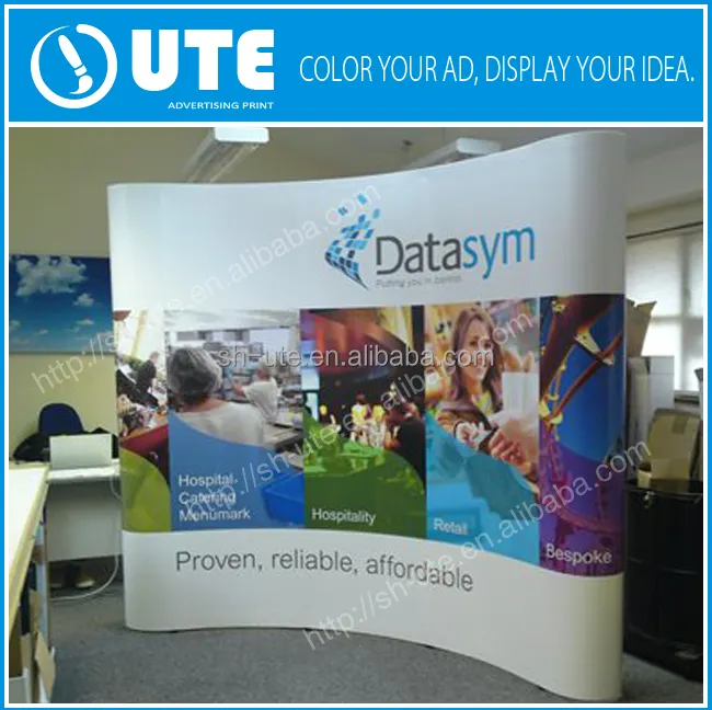 Advertising Printed metal display stand For Trade Show