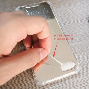 Sang Trọng Mạ TPU Gương Trường Hợp Điện Thoại Bìa Đối Với <span class=keywords><strong>iPhone</strong></span> <span class=keywords><strong>X</strong></span> Trường Hợp Silicon Cho <span class=keywords><strong>iPhone</strong></span> 7 8 <span class=keywords><strong>X</strong></span> XR XS XS Max Trường Hợp - Product Image 6