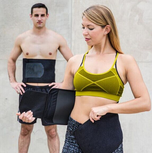 Doppia cinghia vita Trimmer sudore cintura bruciatore grasso dello stomaco gilet da uomo fasciatura avvolgere vita Trainer per donna - Product Image 2