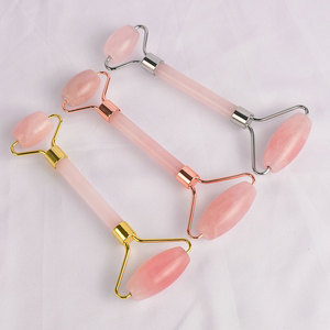 Original personnalisé rose <span class=keywords><strong>gua</strong></span> <span class=keywords><strong>sha</strong></span> <span class=keywords><strong>pierre</strong></span> <span class=keywords><strong>de</strong></span> visage <span class=keywords><strong>de</strong></span> <span class=keywords><strong>jade</strong></span> rose quartz rouleau - Product Image 5