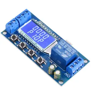 Micro USB de 5V fuente de alimentación DC 6-30V programable multifunción relé de retardo de tiempo para