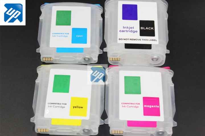 UPブランドの交換HP 82 11 RefillableインクCartridgesためHP 