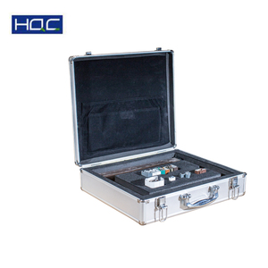 Boîte à outils en aluminium portable robuste argentée pour télescope, boîte pour appareil électronique - Product Image 4