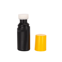 PZ8833 Mini flacon en plastique PE de 30 ml, vide, avec applicateur éponge pour kit de cirage de chaussures et conditionneur de cuir