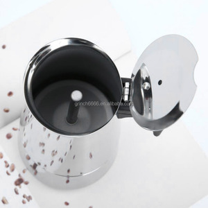 Cafetière à moka en acier inoxydable OEM Cafetière à moka <span class=keywords><strong>Filtre</strong></span> en acier inoxydable Moka Cafetière italienne <span class=keywords><strong>Percolateur</strong></span> - Product Image 5